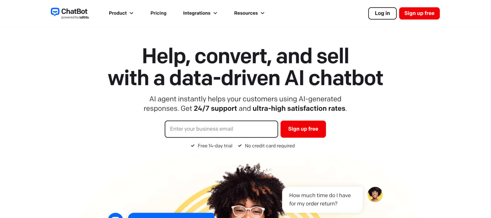 chatbot main page