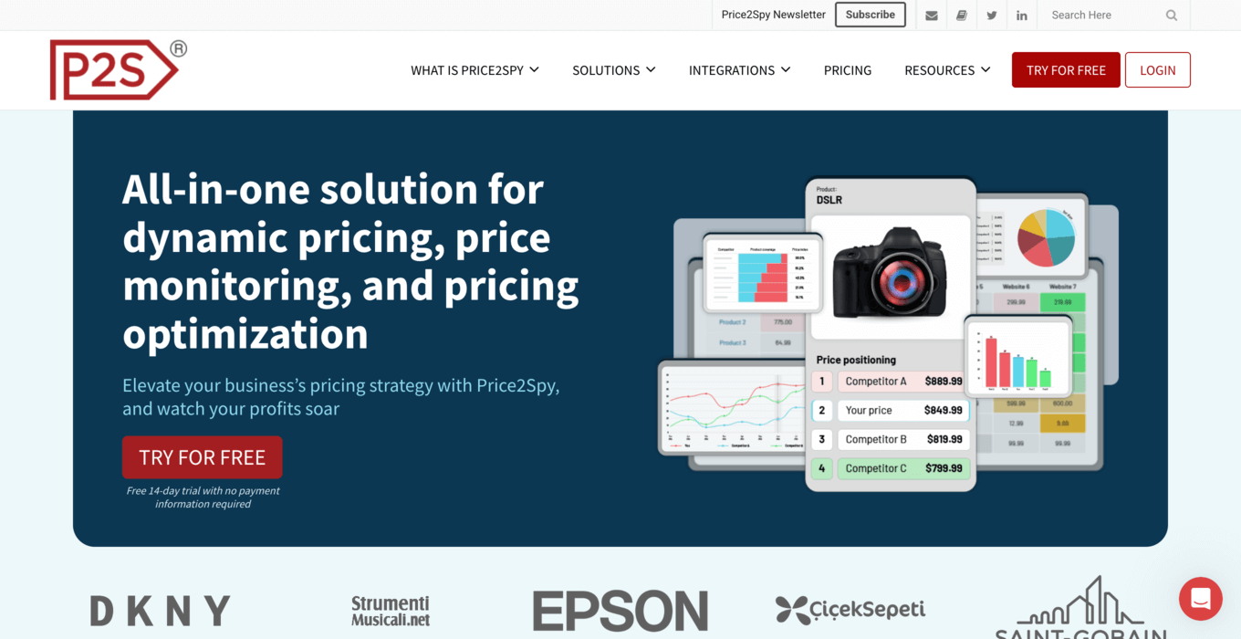 price2spy main page