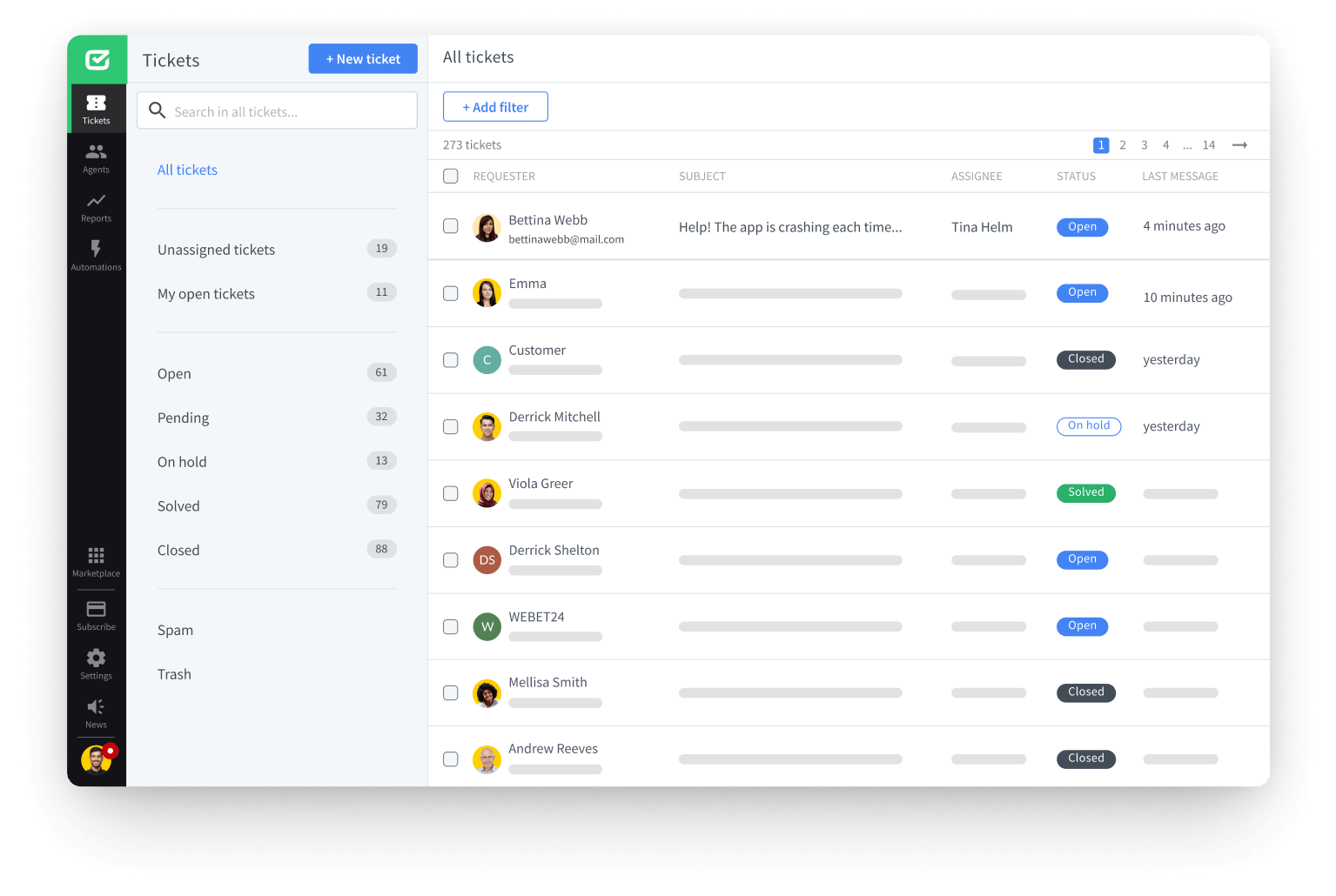 HelpDesk app